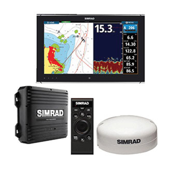 SIMRAD NSO evo2 Multi-function Display Bundle with MO19-T Monitor, Controller, GPS 000-13566-001