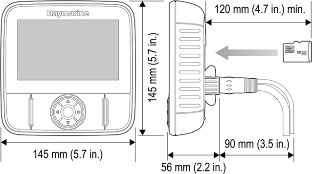 RAYMARINE Dragonfly 5M