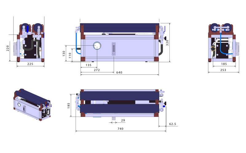 Schenker Basic Modular Watermaker 35L dimensions