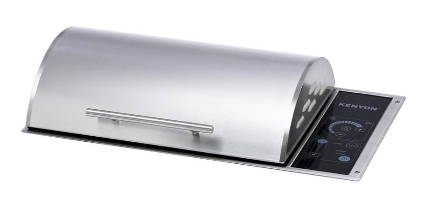 Kenyon Floridian Built-In Electric Grill in Stainless Steel with IntelliKEN Touch Control 240-Volt