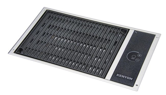 Kenyon No Lid Built-In 120-Volt Electric Grill in Stainless Steel