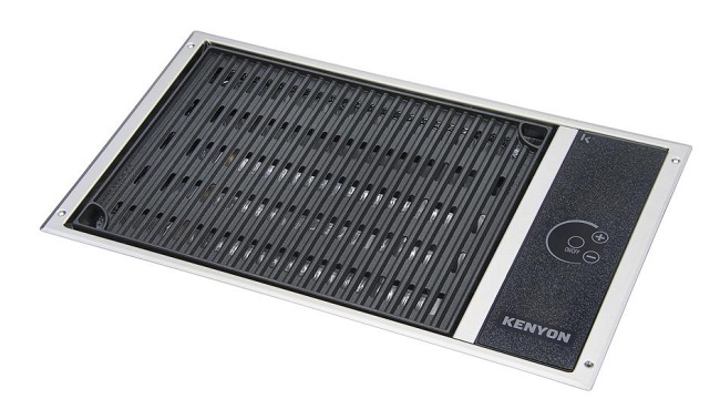 Kenyon No Lid Built-In 240-Volt Electric Grill in Stainless Steel