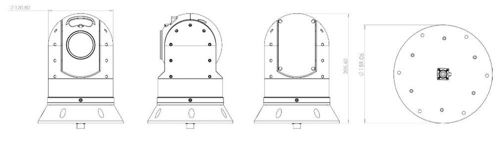 Dimensions of S-290 and S-390