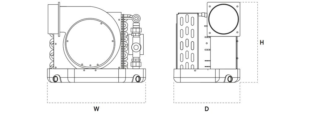 AH-6H Unit Dimensions