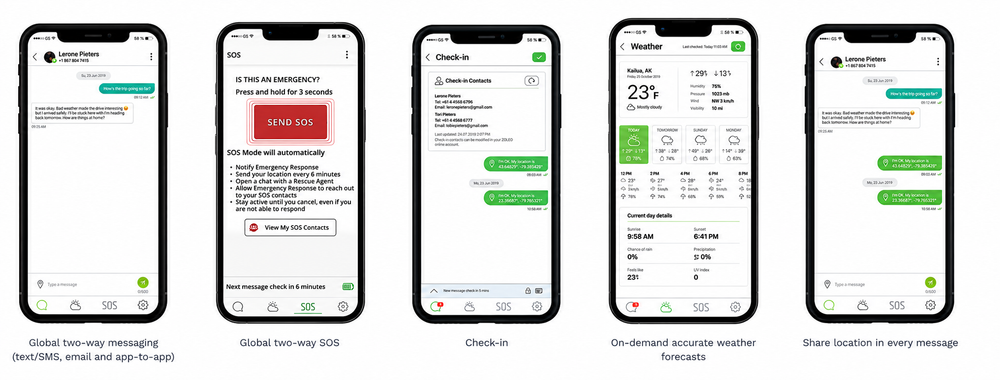 Zoleo App Features