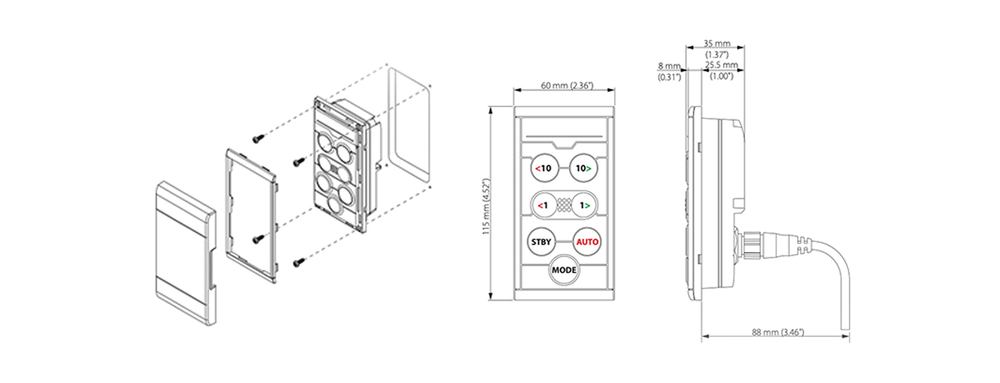 SIMRAD OP12 drawings