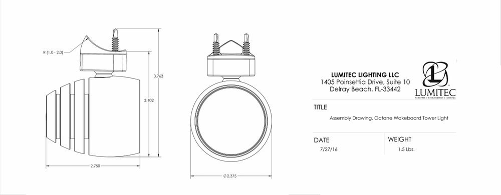 LUMITEC Octane drawing