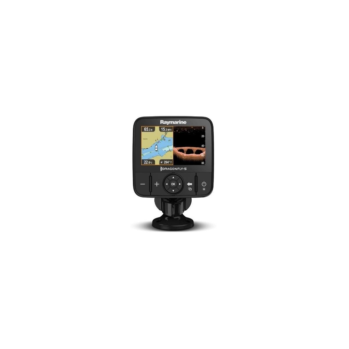 Raymarine Dragonfly 5 Pro fishfinder 5" with CHIRP & CPT-DVS transducer