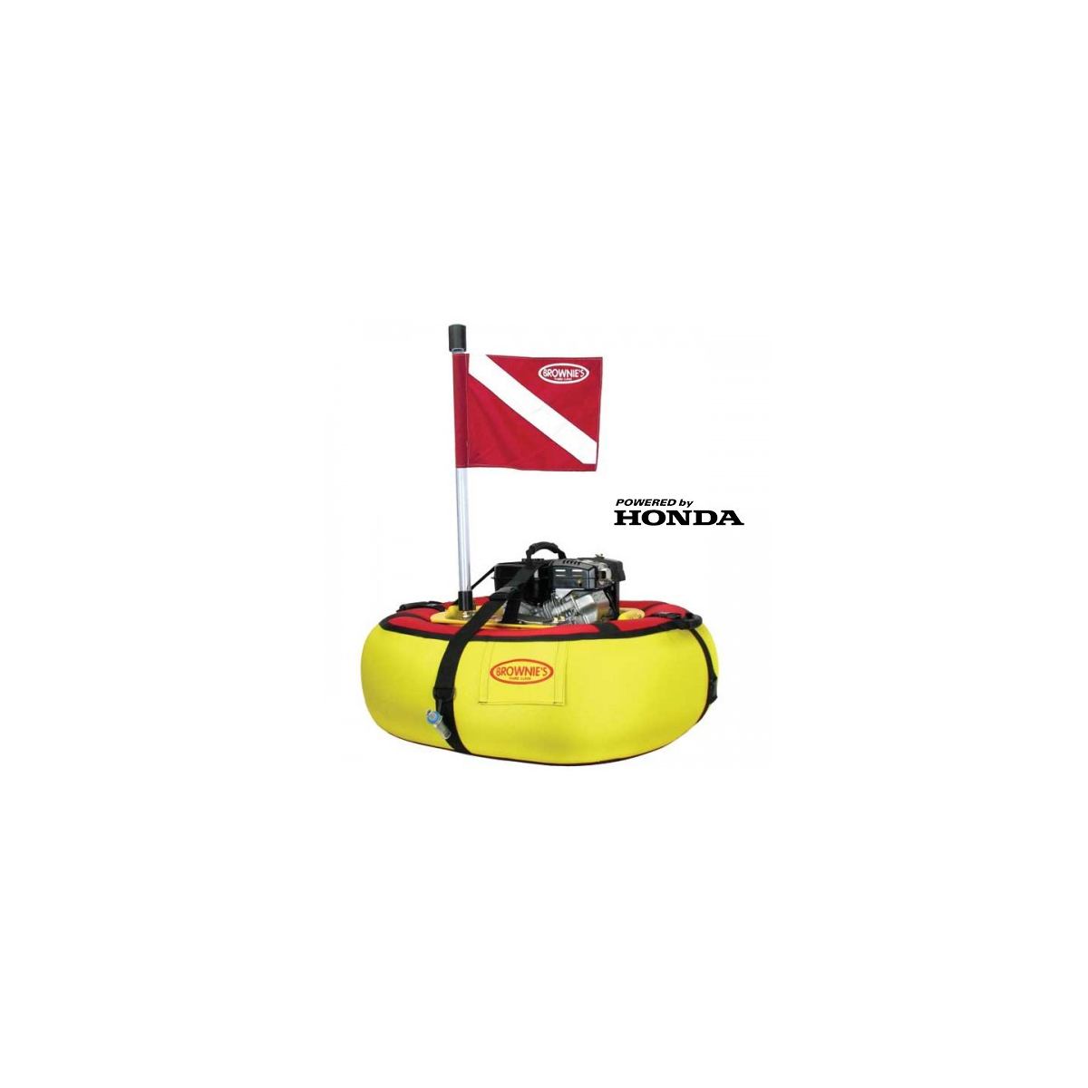 BROWNIE'S F390X Deluxe Floating Hookah Dive System - Honda Engine