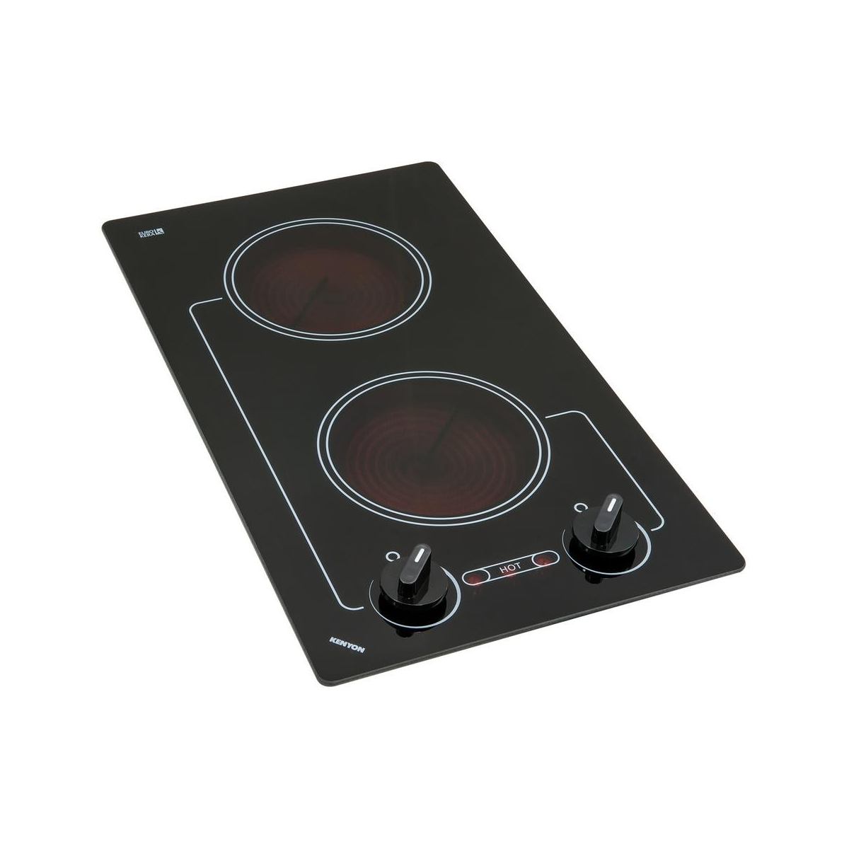 KENYON Caribbean 12 in. Radiant Glass Electric Cooktop 240V | B41602