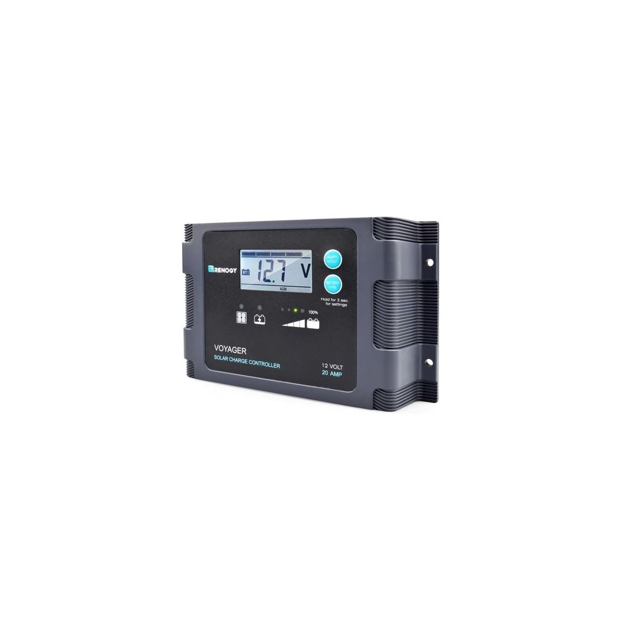 RENOGY 100 Watt Solar Suitcase w/ Voyager | RNG-KIT-STCS100D-VOY20