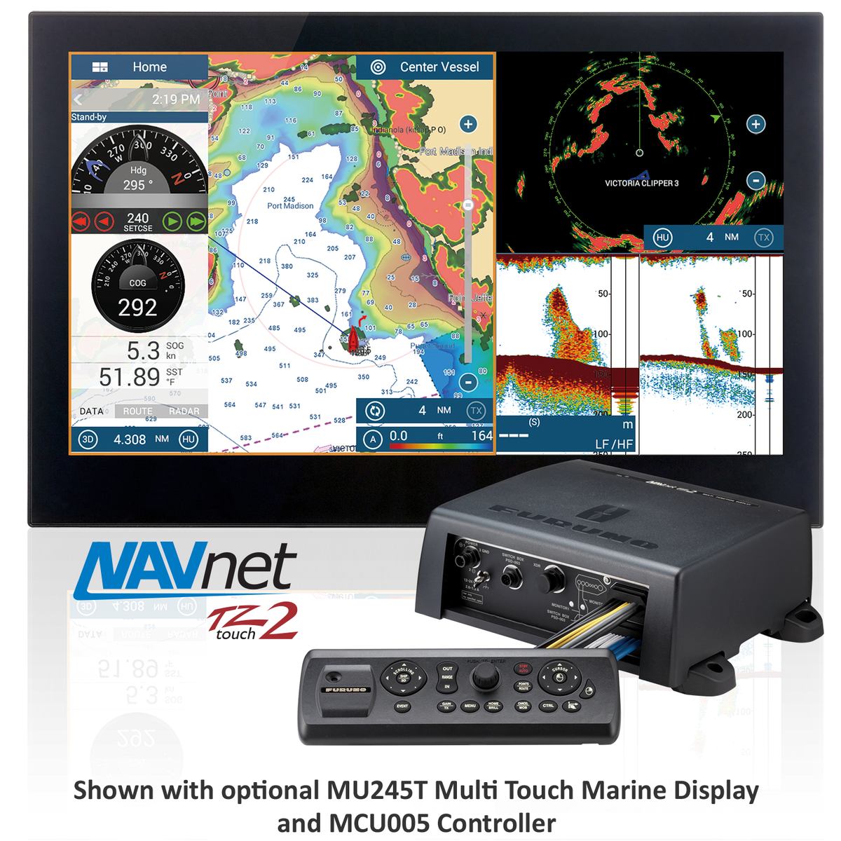 black box fish finder Furuno TZT2BB NavNet TZtouch2 Black Box Chartplotter / Fishfinder