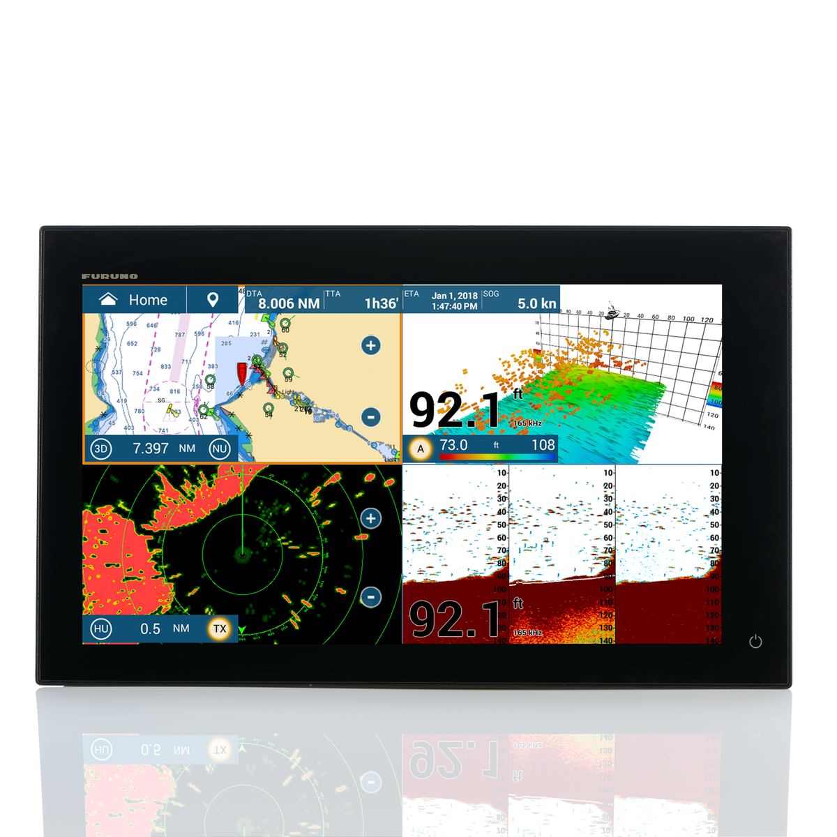 Furuno Navnet TZtouch3 19″ MFD & Fishfinder | TZT19F