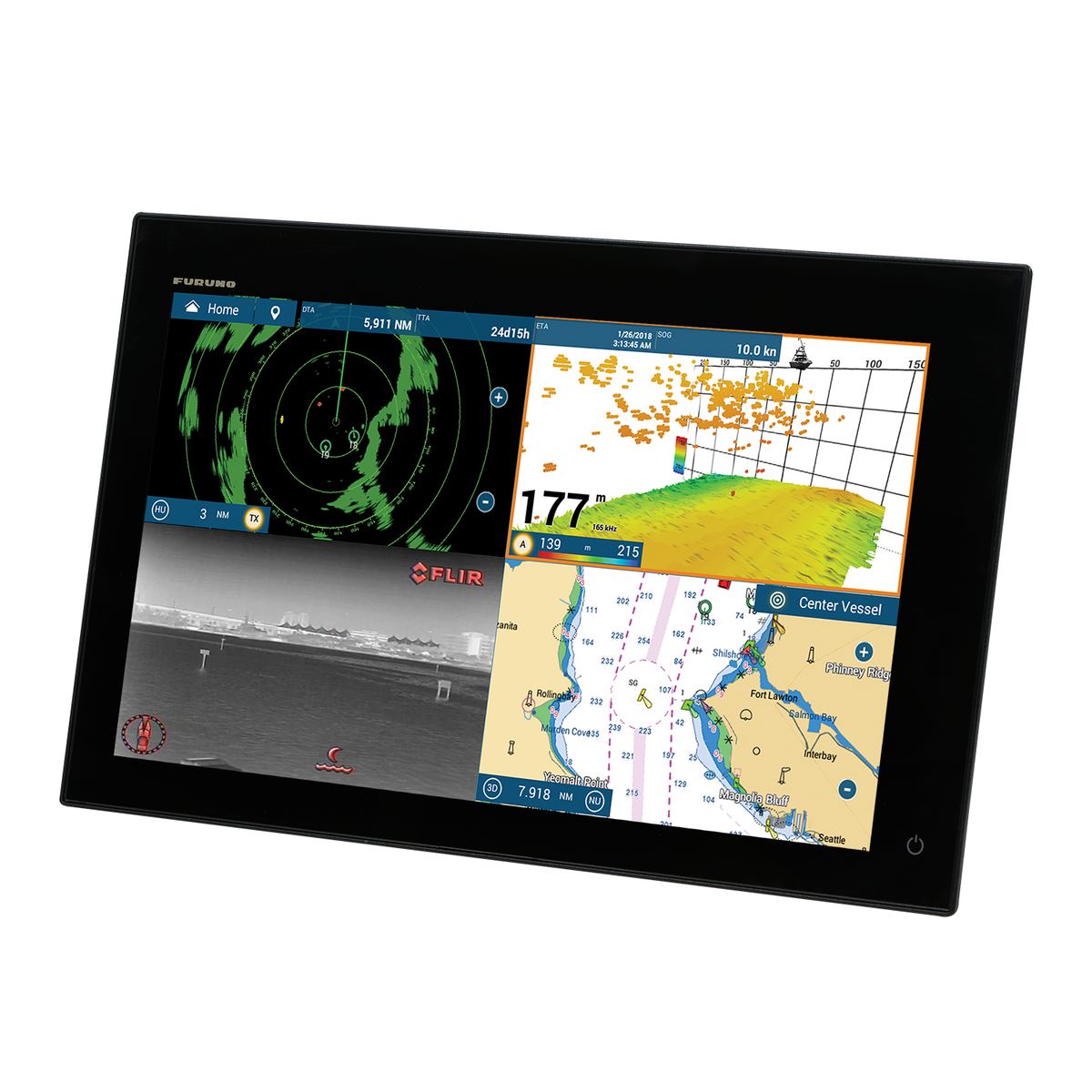 Furuno Navnet TZtouch3 19″ MFD & Fishfinder | TZT19F