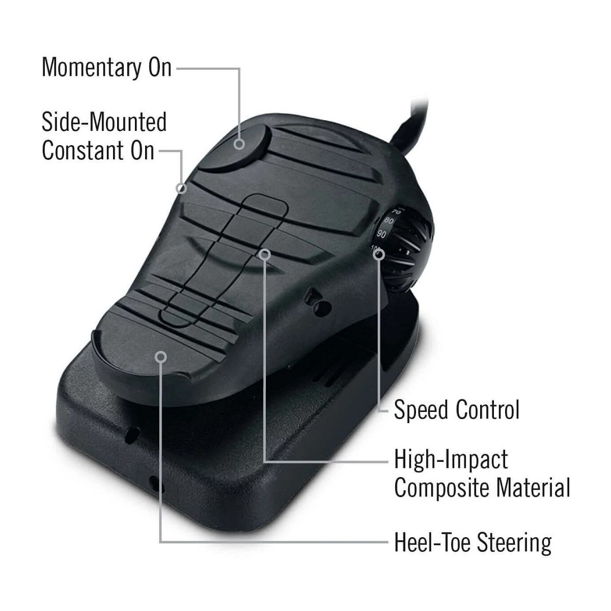 Minn Kota Edge 45 - Latch & Door - Foot Control - 12V-45lb-36