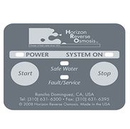 Horizon Reverse Osmosis HRO Remote Control - Horizon Reverse Osmosis (HRO) Seafari Compact Remote Control - H2606210005