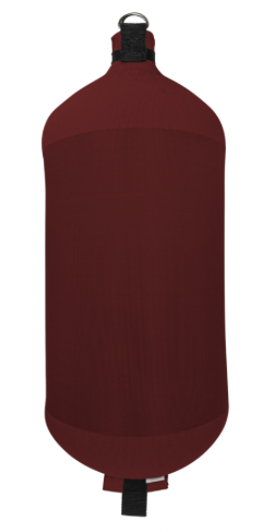 Fendertex Cylindrical C104 - 39.4" x 13.4" - Burgundy