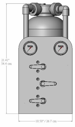 Multi Media Filter Assembly dimensions - B071080002