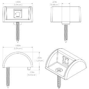 Lumitec 101044 <h1>dimensions</h1>