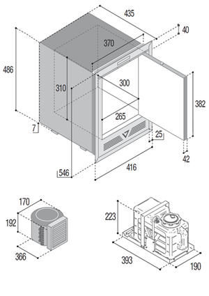 Vitrifrigo Dimensions