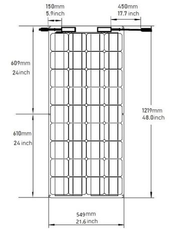 Renogy Solar Panel Dimensions