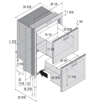 DW180IXN1-EXI-1 dimensions