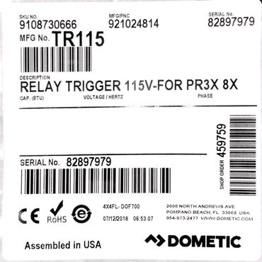 Rele Disparador de 115V - TR115