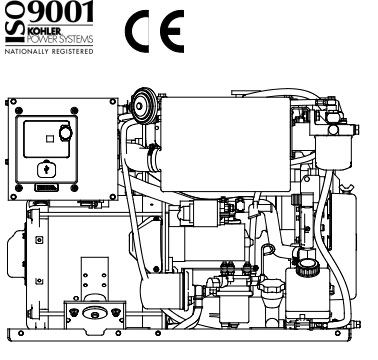6EKOD 6 kw diesel fueled marine generator Kohler 6EKOD - Kohler 6kW Marine Generator