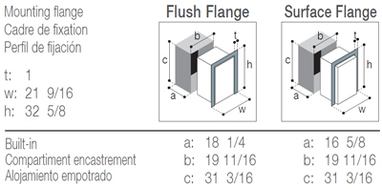 Vitrifrigo SeaCalssic C85IBD4 dimensions 2