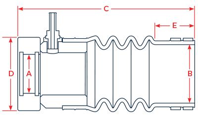 02-034-134 PSS Shaft Seal Dimension