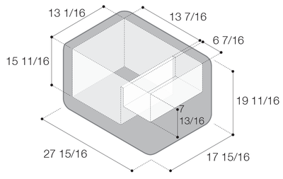 Vitrifigo VF55P Dimensions