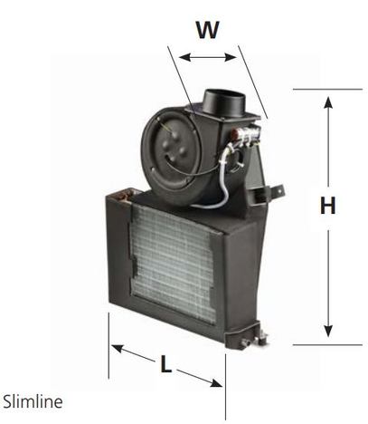 Webasto BlueCool A-Series Slimline Air Handler