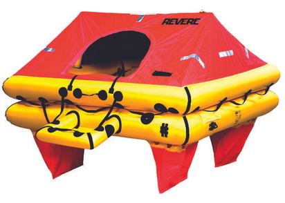 Revere Offshore Elite 4 Person Life Raft, with Valise