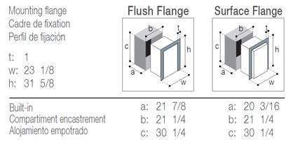 Vitrifrigo SeaSteel dimensions 2