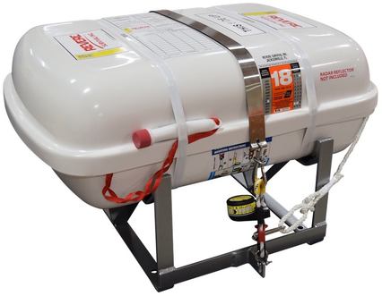 USCG / SOLAS Lie Raft A Pack Low Profile Container