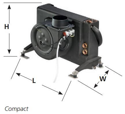 Webasto BlueCool A-Series Compact Air Handler