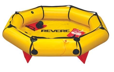 REVERE Coastal Compact 4 Person Life Raft in Valise 45-CC4V