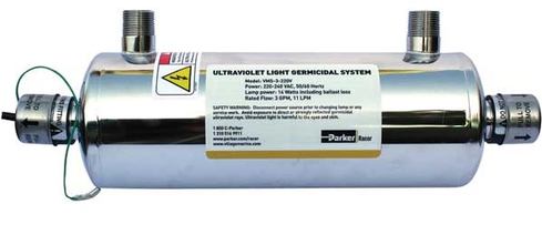 Village Marine Tec 180 GPH Ultraviolet Light Germicidal System - VMS-3