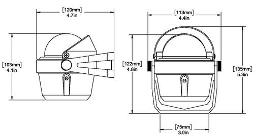 b-200p dimensions