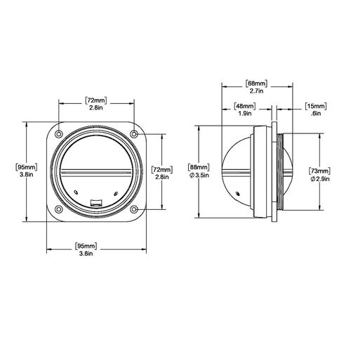 v-527 dimensions