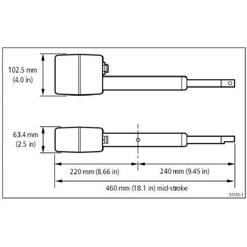 RAYMARINE M81138 dimensions