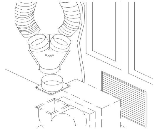 MSI Transition ABS TEE Duct