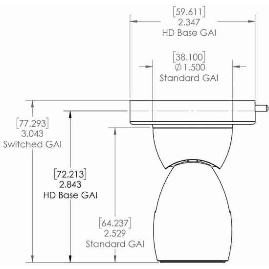 Lumitec 111802 dimensions
