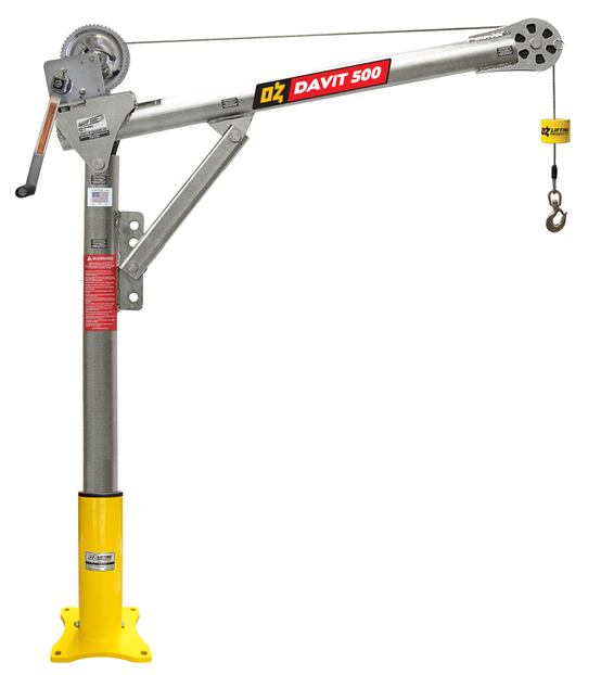 Steel Davit Crane 500lb - OZ500DAV