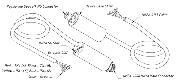 NMEA 0183 Gateway - YDNG-03N