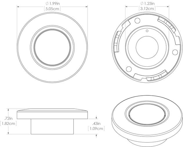 Lumitec Orbit Dimensions