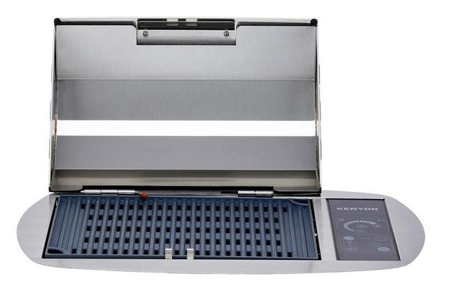 KENYON Rio Built-In Electric Grill in Stainless Steel with IntelliKEN Touch Control 240-Volts