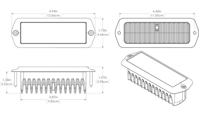 Lumitec CapriLT Dimensions
