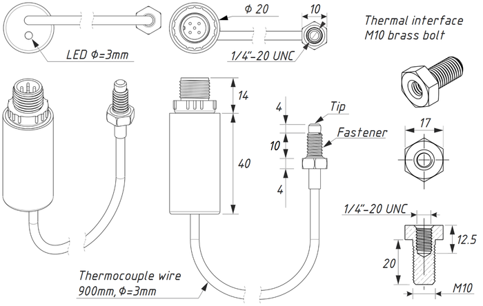 Yacht Devices NMEA 2000 Exhaust Gas Sensor YDGS-01N