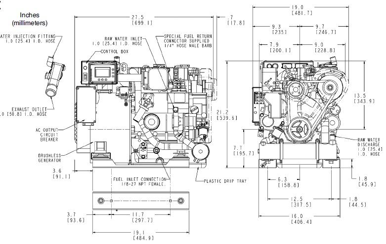 6.5 edt d-net marine generator